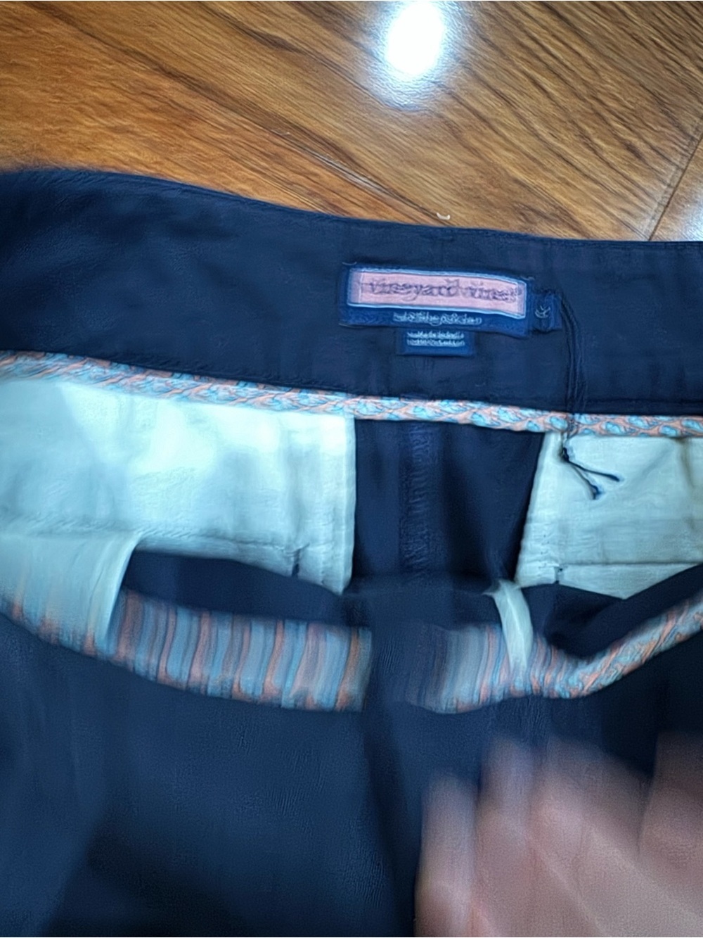 Vineyard vines Classic navy chino skirt NWOT Size 8 - Picture 3 of 3